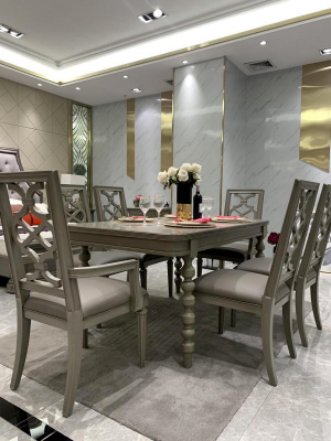 Juego de muebles de madera conjunto de comedor conjunto de comedor 6x set de sillas sillas nuevo