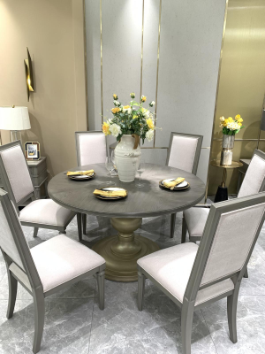 Crear un ambiente acogedor con nuestro comedor de 6 piezas.