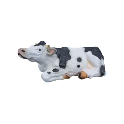 Moderna figura de vaca de plástico escultura estatuas decorativas becerro 70cm