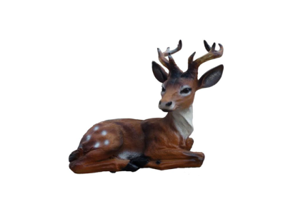 Hirsch Figur Estatua Estatuas Figuras Jardín Decoración Escultura Decorativa 45 cm Nuevo