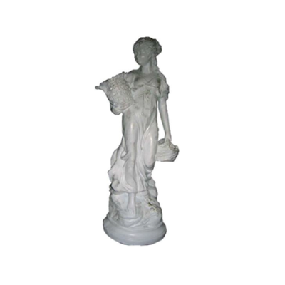 Mujer con cesta decorativa Figura Estatua Escultura 64 cm Figuras Estatuas Esculturas R34