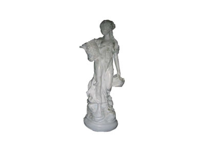 Mujer con cesta decorativa Figura Estatua Escultura 64 cm Figuras Estatuas Esculturas R34