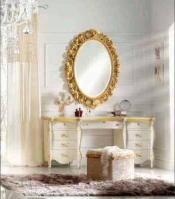 Vanity Mirror Stool Set Complete Chest of Drawers Bedroom New 3-piece Console