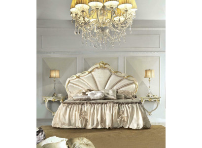 Marco de cama clásico - Cama doble 180x200 cm - Barroco Rococó italiano.