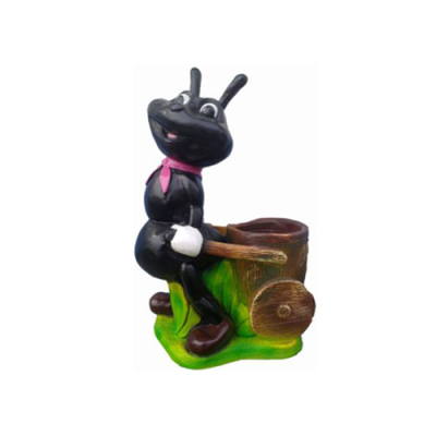 Hormiga de jardín Figuras de decoración de jardín Estatuas Figura Pintada a mano Nueva 48 cm