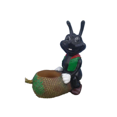 Jardín Hormiga 47cm Decoración de jardín Figuras Estatuas Figura Pintadas a mano Nuevas