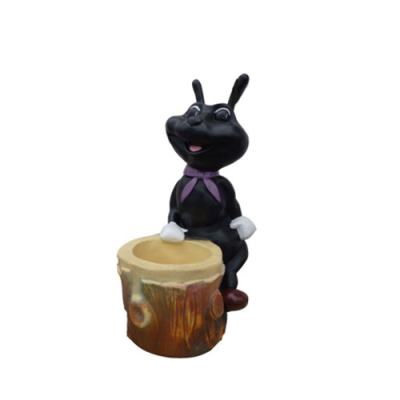 Hormiga de jardín de 48 cm Figuras de decoración de jardín Estatuas Figura Pintada a mano Nueva