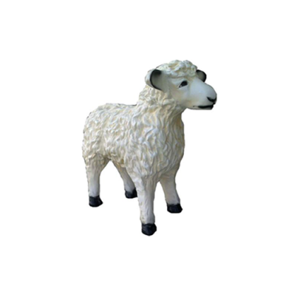 Estatua decorativa de jardín figuras estatuas 50 cm figura de oveja de plástico nuevo animal