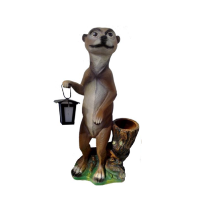 Figura de suricata estatua decorativa de jardín escultura esculturas de decoración