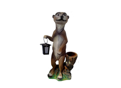 Figura de suricata estatua decorativa de jardín escultura esculturas de decoración