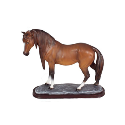 Figura de caballo, figuras abstractas, estatuas modernas, pintada de colores, nueva, estatua de 38 cm.