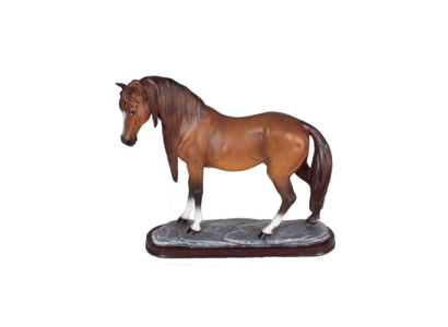 Figura de caballo, figuras abstractas, estatuas modernas, pintada de colores, nueva, estatua de 38 cm.