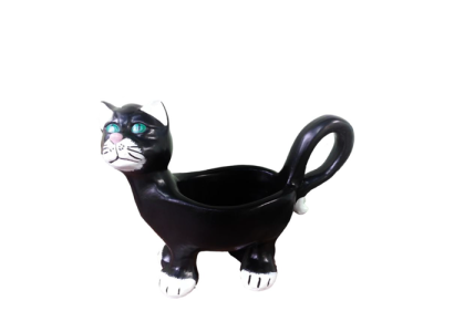 Estatua de figura de gato para jardín decoración escultura deco esculturas