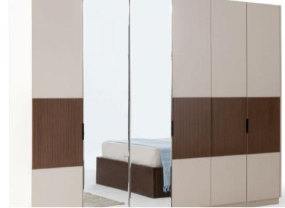 Armario ropero armario armario de madera armario de dormitorio madera beige nuevo