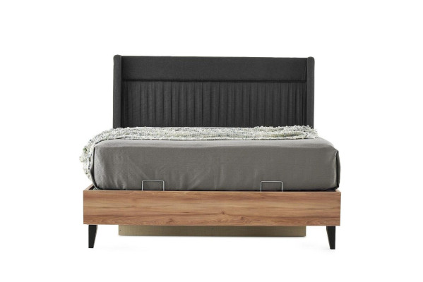 Marco de la cama Cama doble Cama de madera Marrón Estructuras de cama Dormitorio