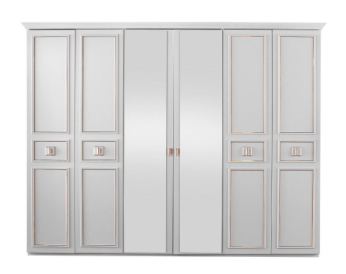 Armario de dormitorio Armario Armario Armario de madera Blanco Espejo