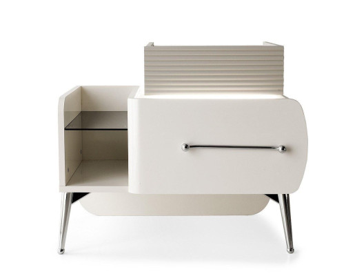 Conjunto de dormitorio Cama Mesillas de noche Cama doble Blanco Juego de 3 piezas Muebles