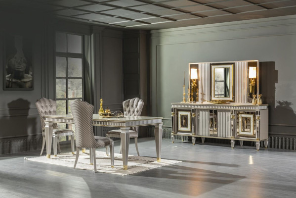 Silla Marrón Comedor Moderna Sillas de Madera Diseño Elegante de Metal Nuevo