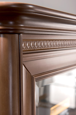 Bar en casa Armario Armarios de salón Barra Vitrina Muebles italianos Madera