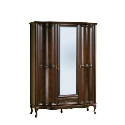 Set de dormitorio, cama Chesterfield de diseñador, mesitas de noche, cómoda, armario, muebles.