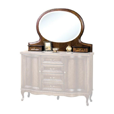 Sala de estar clásica Vitrina Cómoda Sillas Mesa Chippendale - 10 piezas.