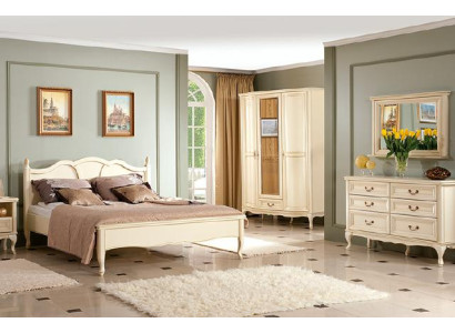 Conjunto de dormitorio cama cómoda armario mesita de noche Muebles italianos nuevos