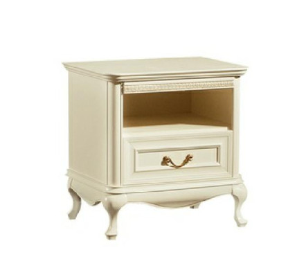 Estilo italiano Dormitorio completo Muebles Cama Mesilla de noche Armario Cómoda 2