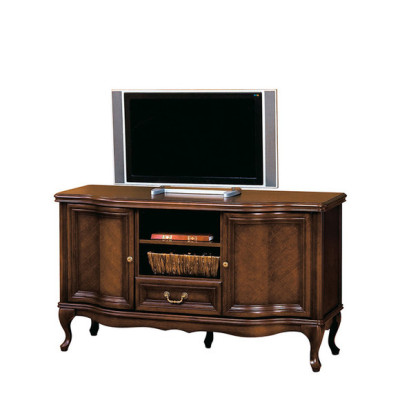 4 piezas conjunto de muebles de sala de estar estilo italiano cómoda vitrina RTV Chippendale