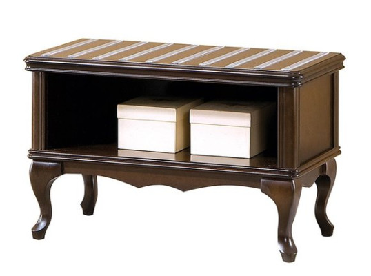 Juego de almacenaje de vestíbulo para entradas de madera auténtica, muebles italianos de vestíbulo.