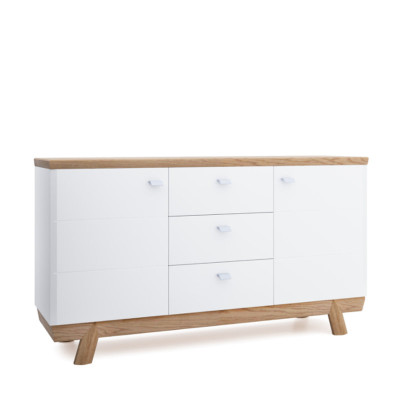 Conjunto de 4 piezas 1x vitrina 2x cómoda 1x mesa de comedor Diseño sala de estar comedor Nuevo