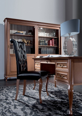 Muebles de lujo para oficina, armario de libros y archivadores de gran tamaño. Armario moderno, nuevo.