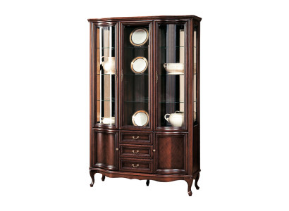 Clásica vitrina armario Muebles italianos Vitrina Vitrinas Nuevo W-W3