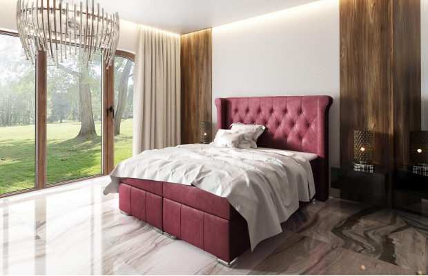 Chesterfield cama + cajón de cama Boxspring camas dormitorio hotel ¡Todos los tamaños!