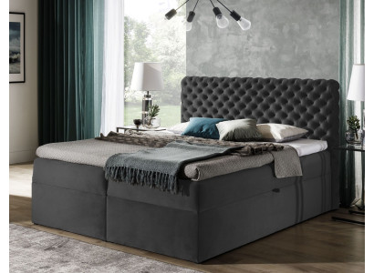 Chesterfield cama box spring dormitorio muebles camas king size terciopelo hotel nuevo