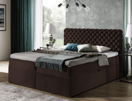 Chesterfield cama box spring dormitorio muebles camas king size terciopelo hotel nuevo