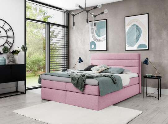 Cama blanca cama boxspring 180x200 dormitorio Diseño doble hotel moderno muebles