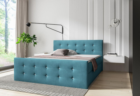 Boxspring camas Hotel muebles Cama Dormitorio mobiliario grande 200x200 Doble