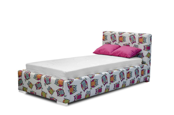Cama juvenil para niños Diseño Kids Moderna Cama Habitación infantil 90 cm Caja de almacenamiento de cama Nueva