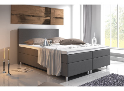 Cama de resortes doble de lujo para hotel con juego completo de dormitorio, colchón nuevo