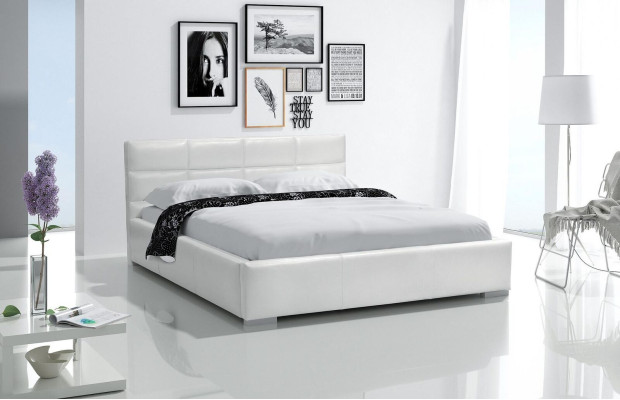 Marco de cama 180x200 Cama moderna Dormitorio Camas Cama tapizada Nueva Cama doble