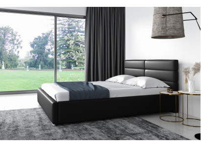 Marco de cama diseño de madera doble moderno de hotel Cama dormitorio Camas Cama tapizada