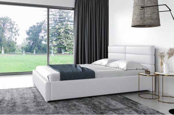 Marco de cama diseño de madera doble moderno de hotel Cama dormitorio Camas Cama tapizada