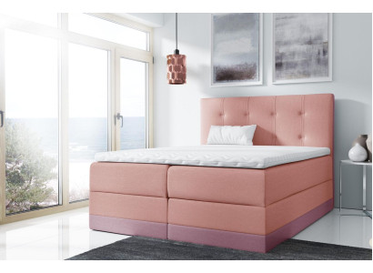 Cama matrimonial cama rosa cama tapizada camas cama box spring cama doble con colchón Nueva