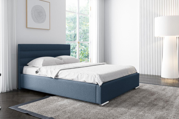 Doble Hotel Moderno Cama Dormitorio Camas 160x200 Cama tapizada Estructura de cama Nuevo