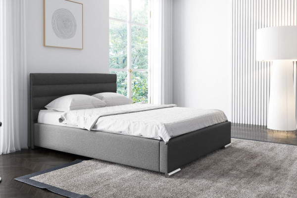 Doble Hotel Moderno Cama Dormitorio Camas 160x200 Cama tapizada Estructura de cama Nuevo