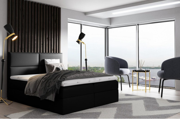 Cama box spring moderna Cama de lujo Muebles de cama Caja de cama Camas Cama tapizada Cama doble