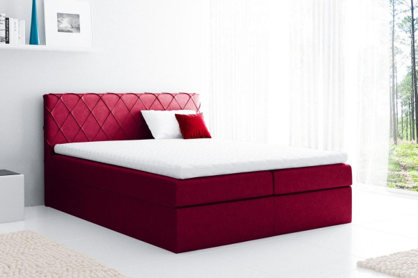 Cama de muelles doble cama cama de matrimonio estructura de cama cama cama tapizada camas 200x200cm