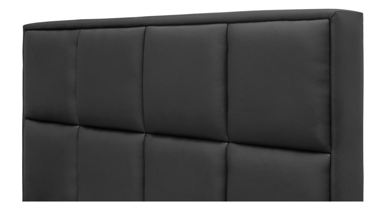 Cama doble Marco de cama Cama Muebles de cama Cama tapizada Camas Poliéster Moderno Negro