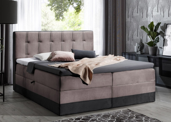 Cama box spring Muebles Doble Hotel 180x200 Dormitorio Cama con cajón Nuevo