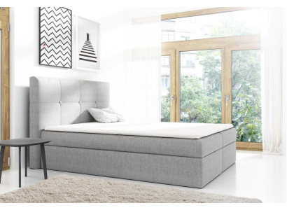 Cama de caja de diseño doble de hotel moderno para dormitorio con cama de 160 cm.